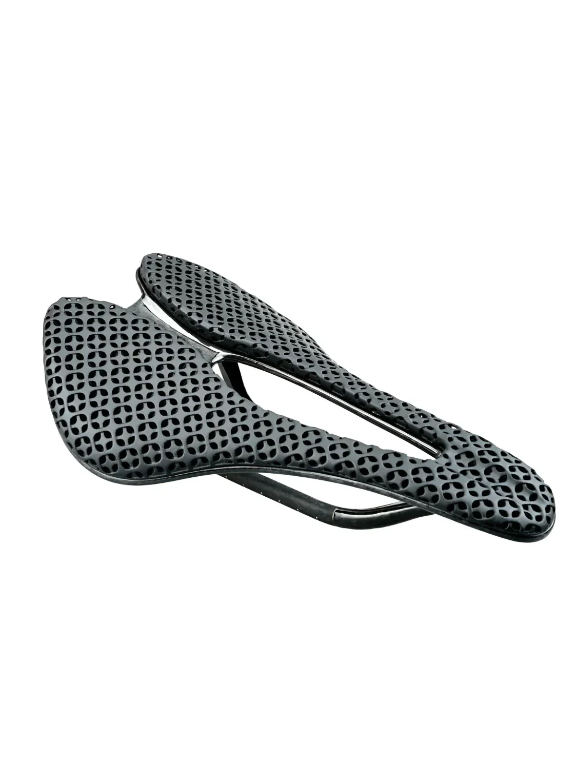 AliExpress NONE 3D Printed Bike Saddle with Full Carbon Fiber - 145mm 168g 7*9 - Adaptive Bicycle Seat for Mountain Road & Gravel Bike