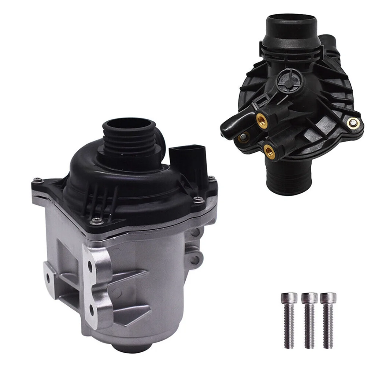 

Electric Engine Water Pump with Thermostat for BMW N54 N55 3.0L 135I 335I 535I 11537549476, 11537544788
