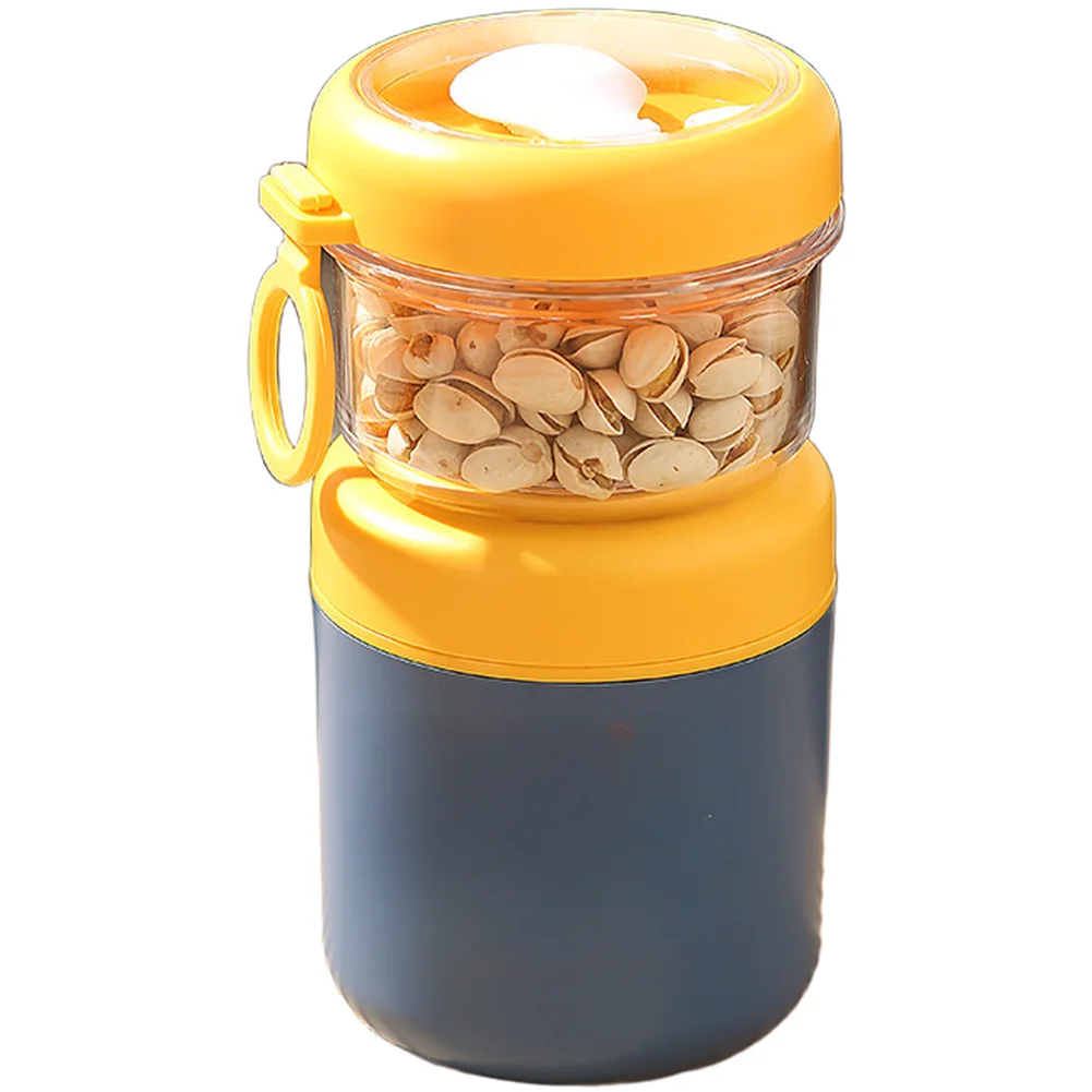 304 Stainless Steel Thermal Breakfast Cup with Double Layer Design and Secure Closure Mechanism for Daily Meal Preparation 860ml