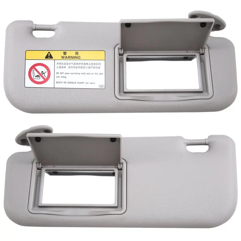 

AS57-Sun Shield With Makeup Mirror For Toyota Corolla 2014-2018 Leering Sun Visor Part Numbers 74310-02K90-B0 74320-02B20-B0