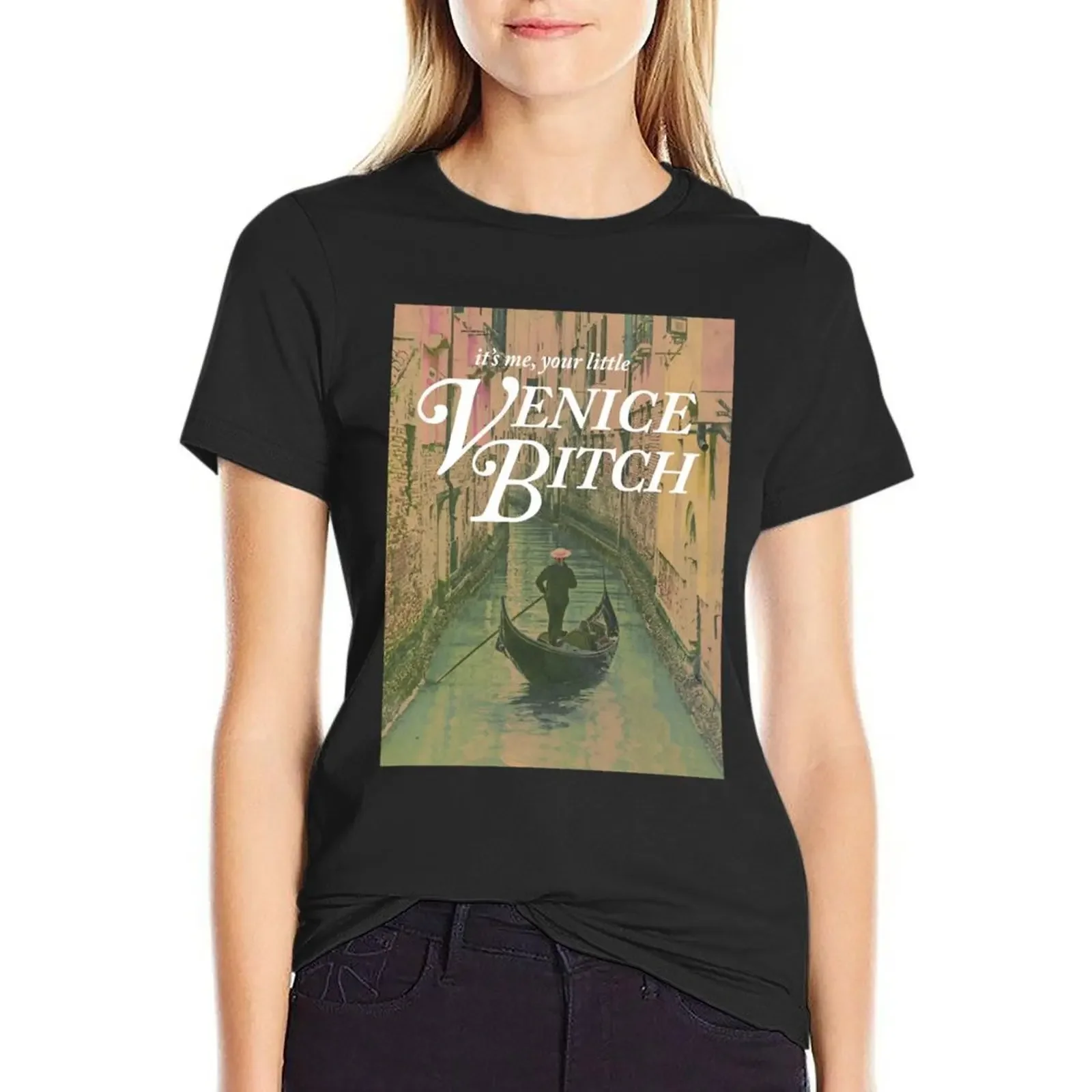 

Women Men Venice Vintage Design Gift For Music Fans T-Shirt lady clothes cute clothes new edition black t-shirts for Women