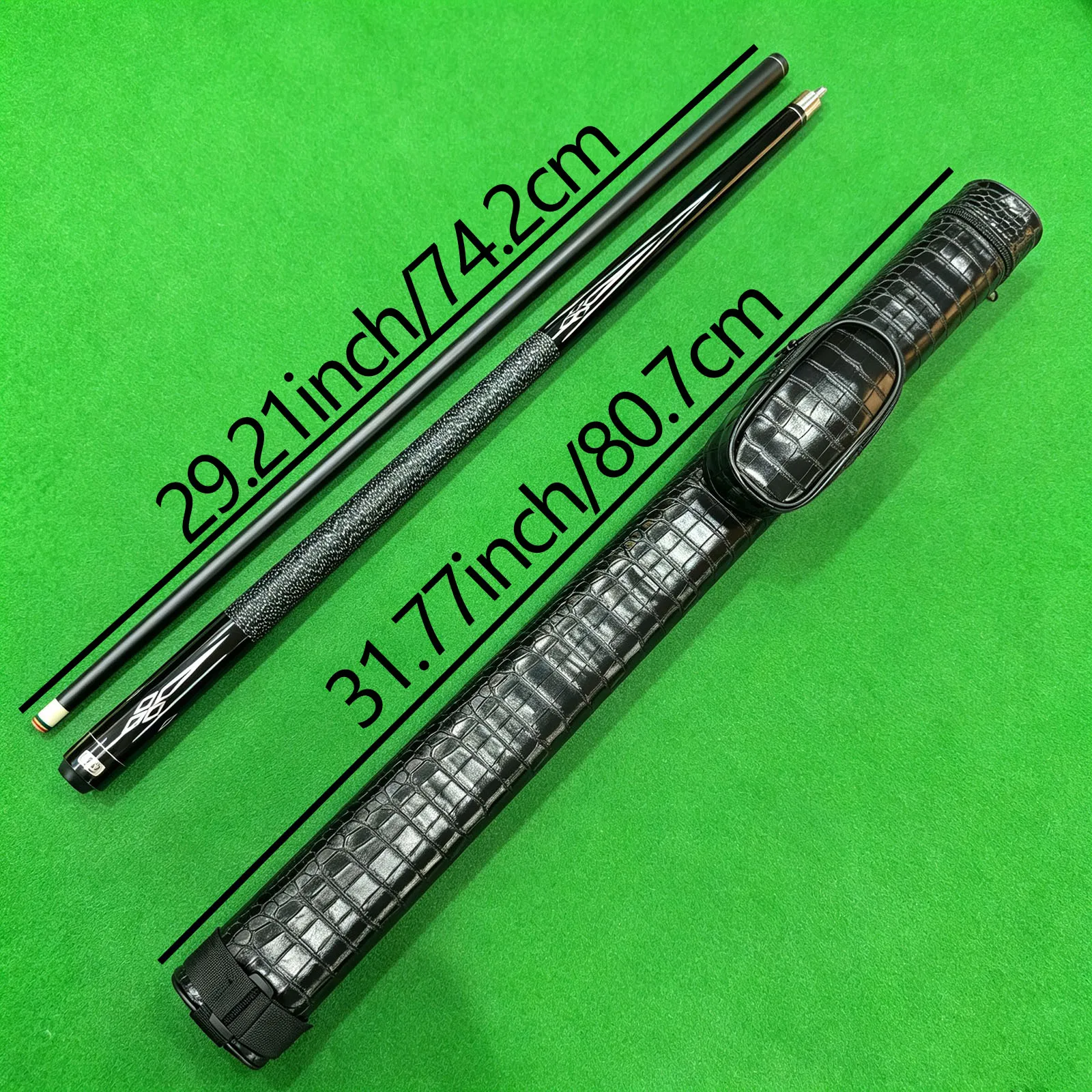 High‑Quality Pool Cue Set, 12.5mm Tip, Large/Medium/Small Tips Optional, Stainless Steel Slow 8‑Tooth Joint, Great Holiday Gift