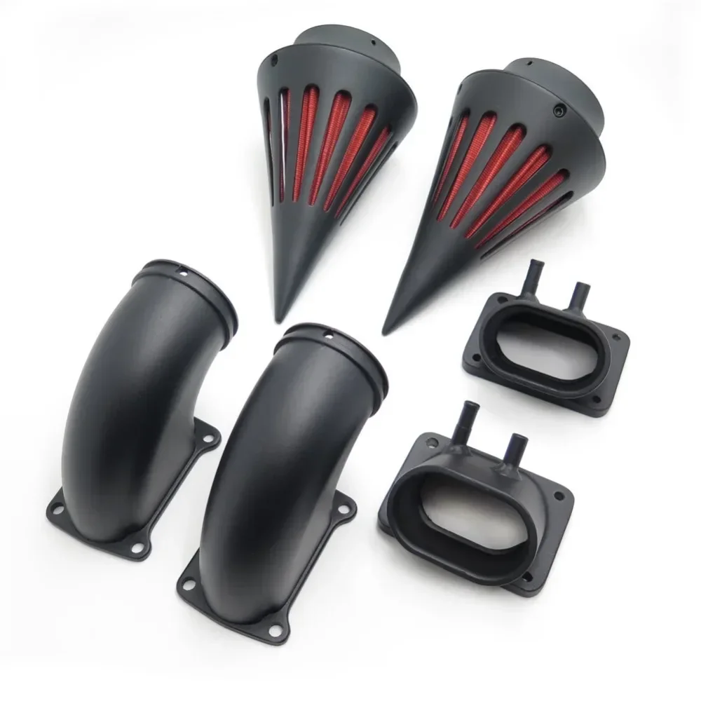 Matte Black Spike Dual Air Cleaner Intake for Suzuki Boulevard M109 All Year Motorcycle Accessories