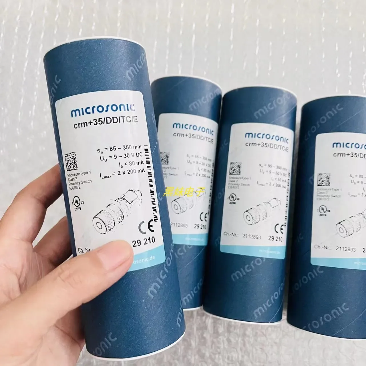 Microsonic crm + 35/IU/TC/E Ultrasonic Sensor MD RX8/00-1A Proximity Switch