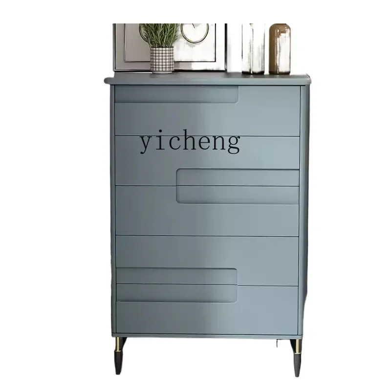 

TQH Storage Cabinet Bedroom Wall Locker Modern Simple Bedside Locker Living Room Drawer Cabinet