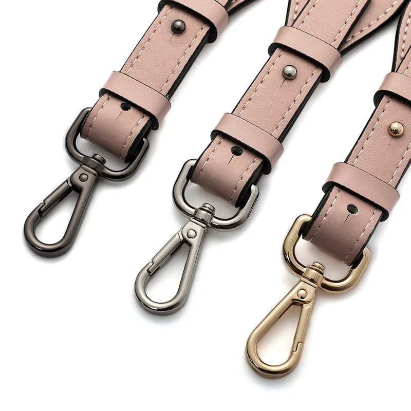 Bag Strap Purse Buckle Handbag Replacement Parts Bag Belts Leather Handles With Buckle for Women Shoulder Bucket Bag Accessories