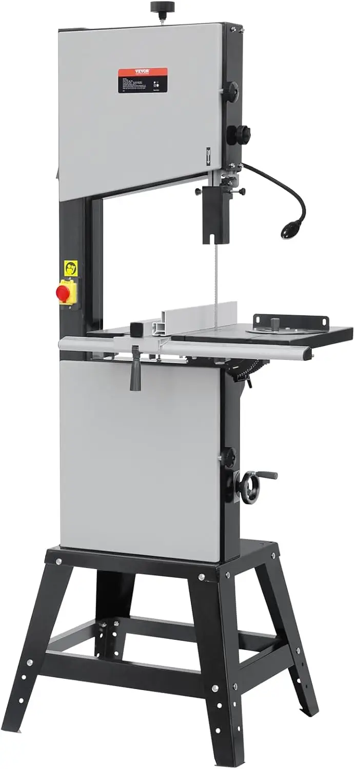 

Band Saw, 13.39-Inch, Benchtop Bandsaw with Stand, 440-846 RPM Continuously Viable Speed, 1100W 1-1/2HP, 110V, Optimized Work Li