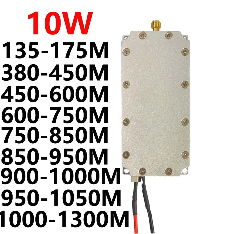 10W RF module eindversterker135-175MHZ380-450MHZ450-600MHZ600-750MHZ750-850MHZ850-950MHZ900-1000MHZ950-1050MHZ1000-1300MHZ