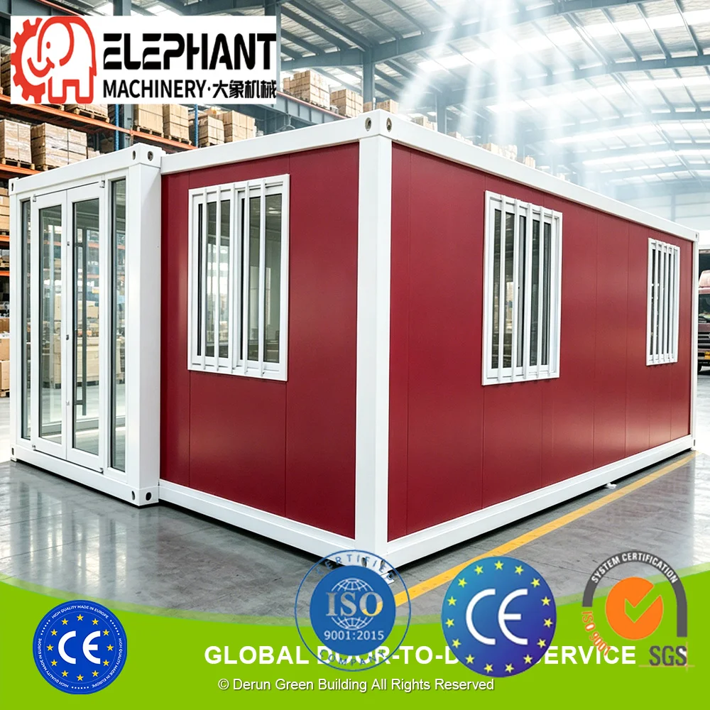 High Quality Steel Expandable House 40 ft with Full Electric Wiring and Plumbing for Airbnb Rental Business Unit Easy DIY Pro