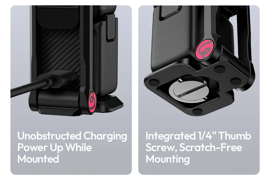� Ulanzi MA66 Magnetisches Schnellwechsel-Stativ für DJI Pocket 4/4p/3, faltbarer Selfie-Stick-Griff-Stativ mit verstecktem Haken für Reisen – Detail 4