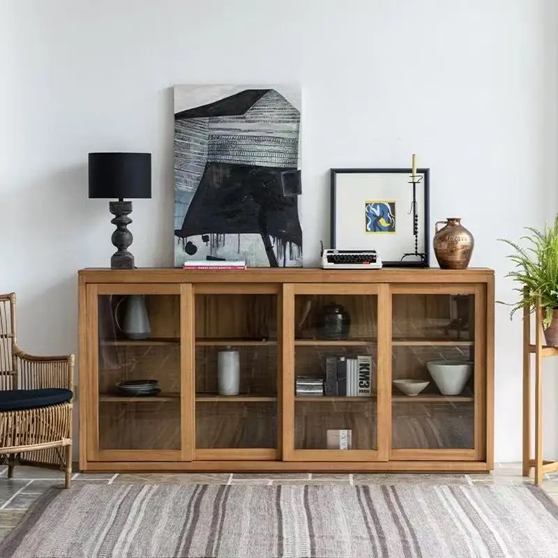 

#Modern Minimalist African Teak Space Saving Living Room TV Stand Media Console for Home & Hotel Use