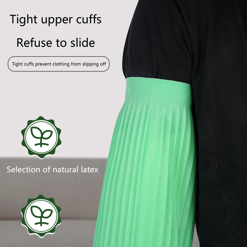 Multi-use Latex Waterproof Arm Sleeves Kitchen Home Household Housekeeping Cleaning Sleeve Cover Arm Protector