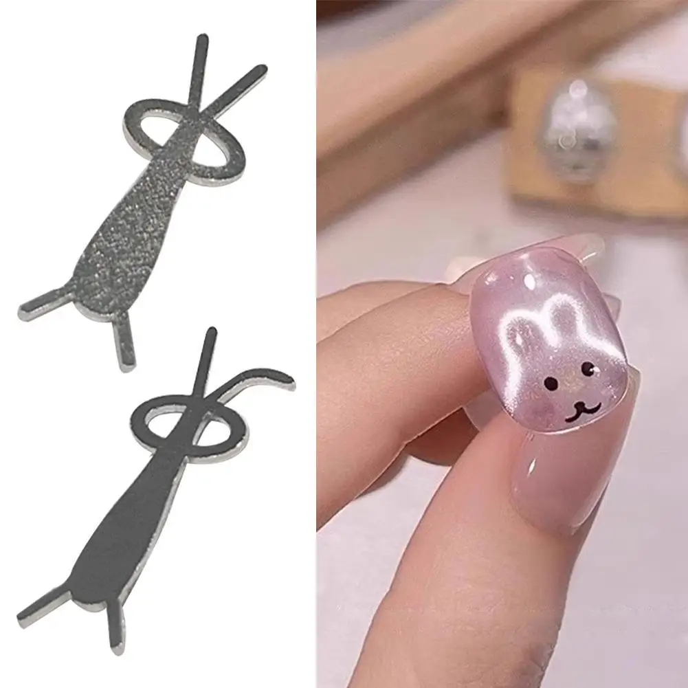 

Магнит для ногтей Rabbit «кошачий глаз», маленький большой железный кусок, многофункциональная магнитная палочка для магнитного лака, эффекты ногтей для маникюрных салонов