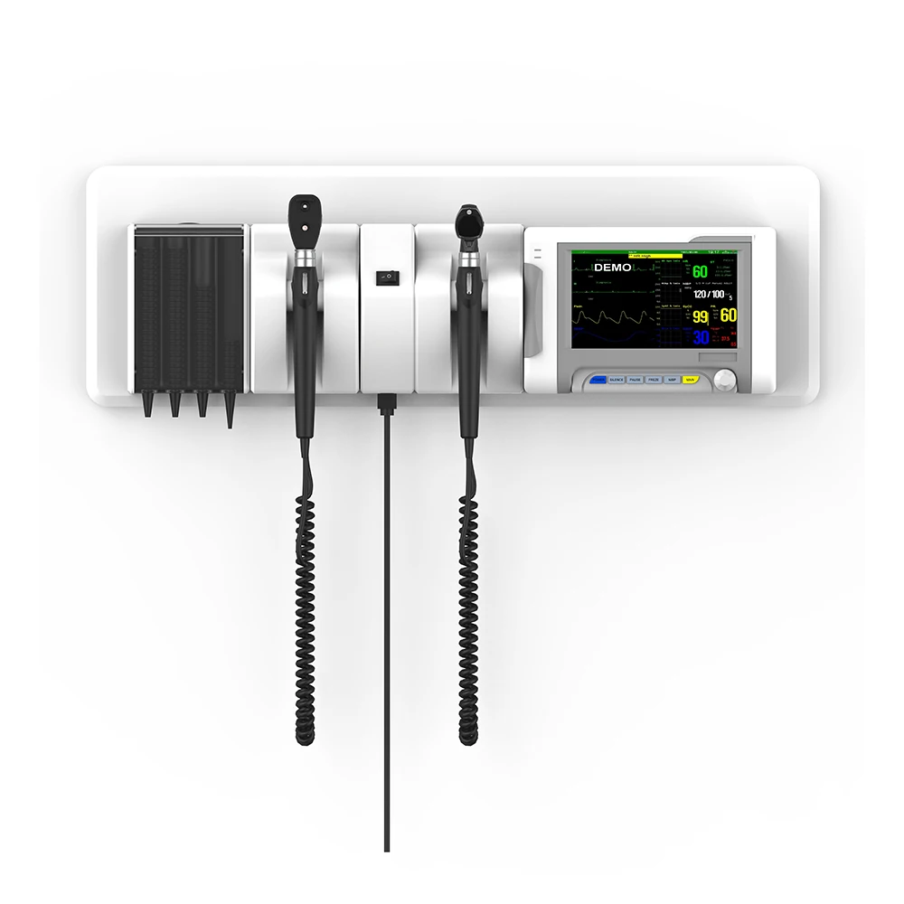 Integrated Wall Diagnostic System Eardrum Ear Canal Funduscopic Examination