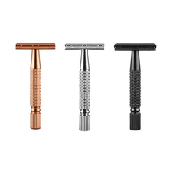 Double blade Razor for men shaving barber ,Double Edge Metal Safety Razor  Men Shaving Safety Razor