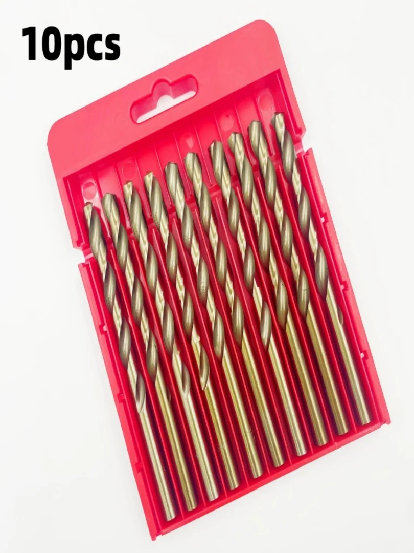 10-teiliges 5mm M35 Kobalt-Bohrerset, HSS-Spiralbohrer mit Aufbewahrungsbox für Edelstahl, Legierungsmetall & Holzbohrungen – Detail 1