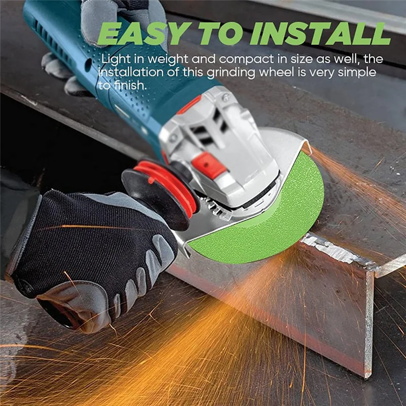 ABJY-6PCS 100 مللي متر روك بلاطة قرص الطحن أسطوانة تقطيع الزجاج ل زاوية طاحونة بلاط روك بلاطة قطع وأقراص طاحونة زاوية