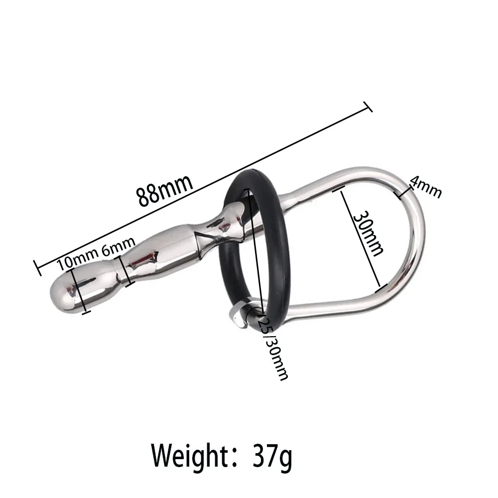ذكر Masterbator الشرج الأصوات مجرى البول موسعات القسطرة الفولاذ المقاوم للصدأ لعبة استثارة القضيب الذكور العفة الجنس لعب للرجال الجنس المثيرة