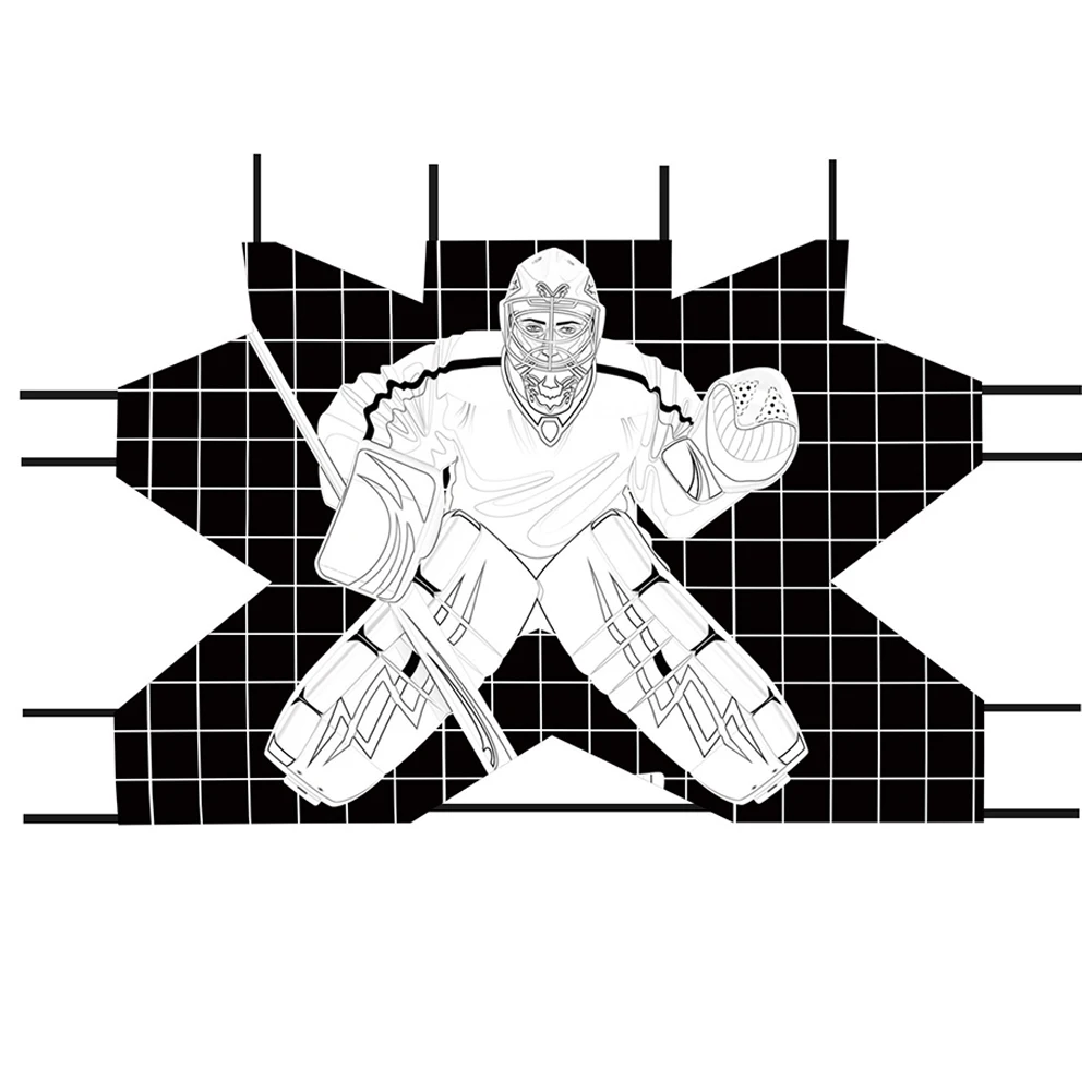 

Street Hockey Net Goalie Target Hockey Goal Practice Target Hockey Shooting Training Aid for All Skill Levels