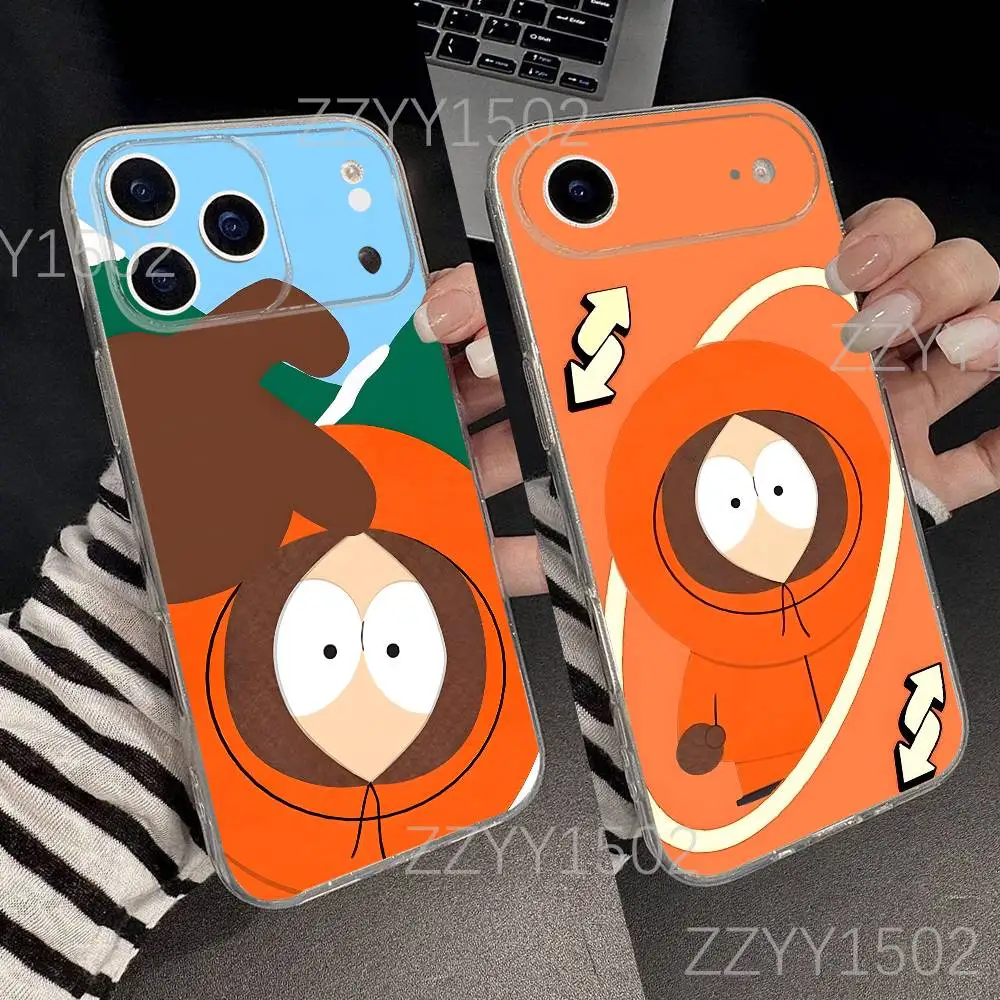 

S-South P-Park Kenny Phone Case For iPhone 17,16,15,14,13,12,11 Pro,Max,Plus,X,XS,XR,SE4,E Mini Transparent Soft