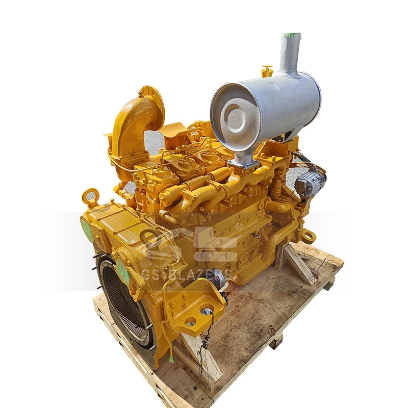 Good Condition diesel Used Excavator D70LE Bulldozer 6D125-1 Engine Motor for Komatsu Complete