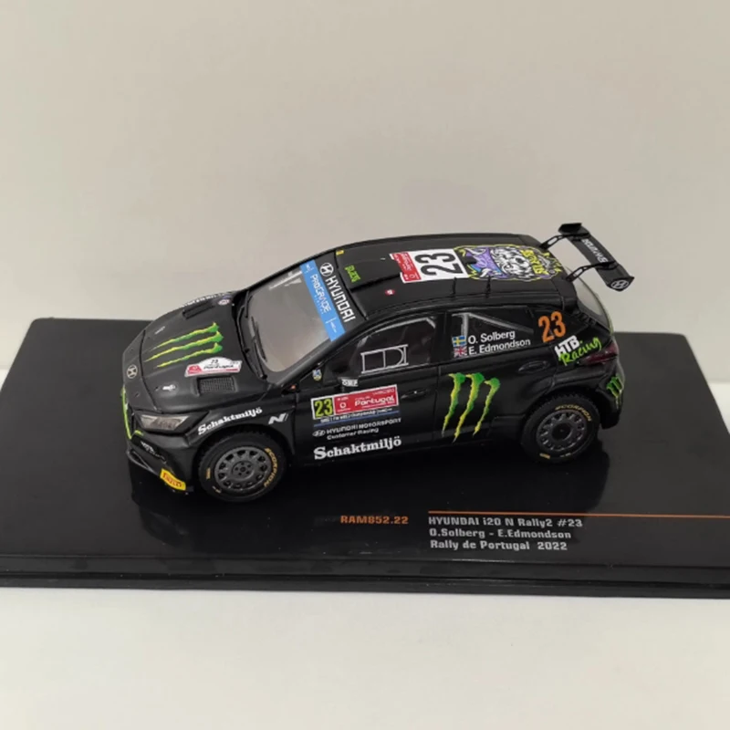 

IXO масштаб 1/43 2022 i20 N 23, гоночный автомобиль из сплава, имитация модели автомобиля, статическая коллекция, украшенные праздничные игрушки, сувенирный подарок