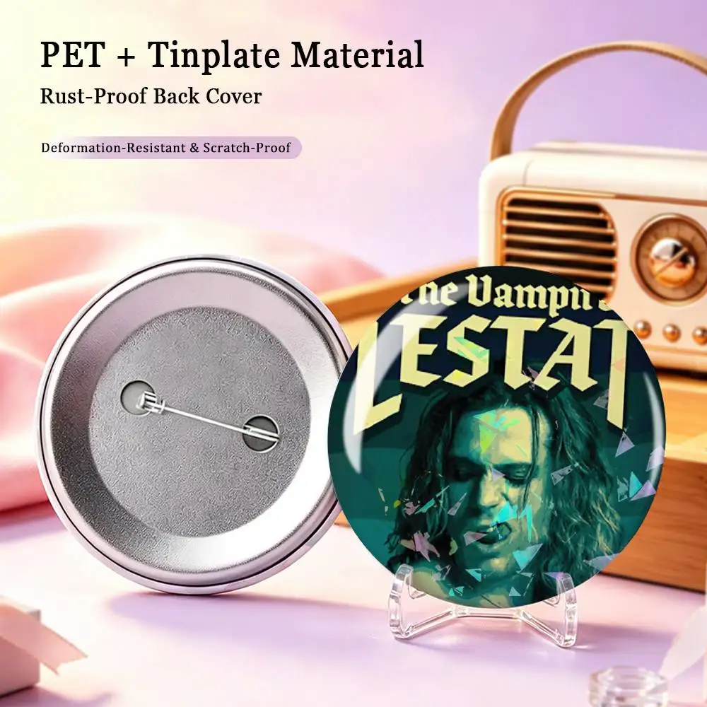 Cool S-Sam Reid L-Lestat Custom Tinplate Round Button Badge Pins Brooches