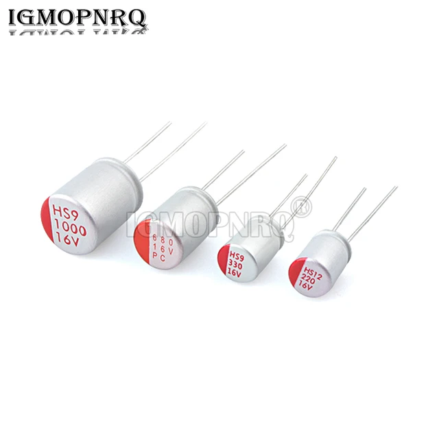 10 szt. Kondensator elektrolityczny DIP 6.3V 10V 16V 25V 35V 50V 680UF 820UF 1000UF 100UF 150UF 220UF 270UF 330UF 470UF 560UF