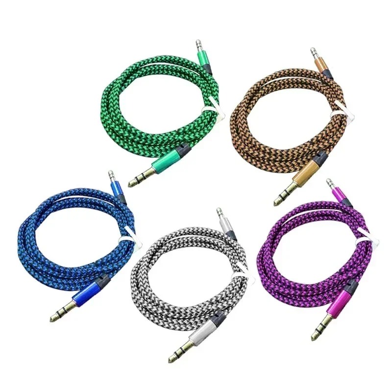 STONEGO 3.5mm Male To Male Aux Audio Cable 3.3Ft Nylon Braid Auxiliary Audio Cable