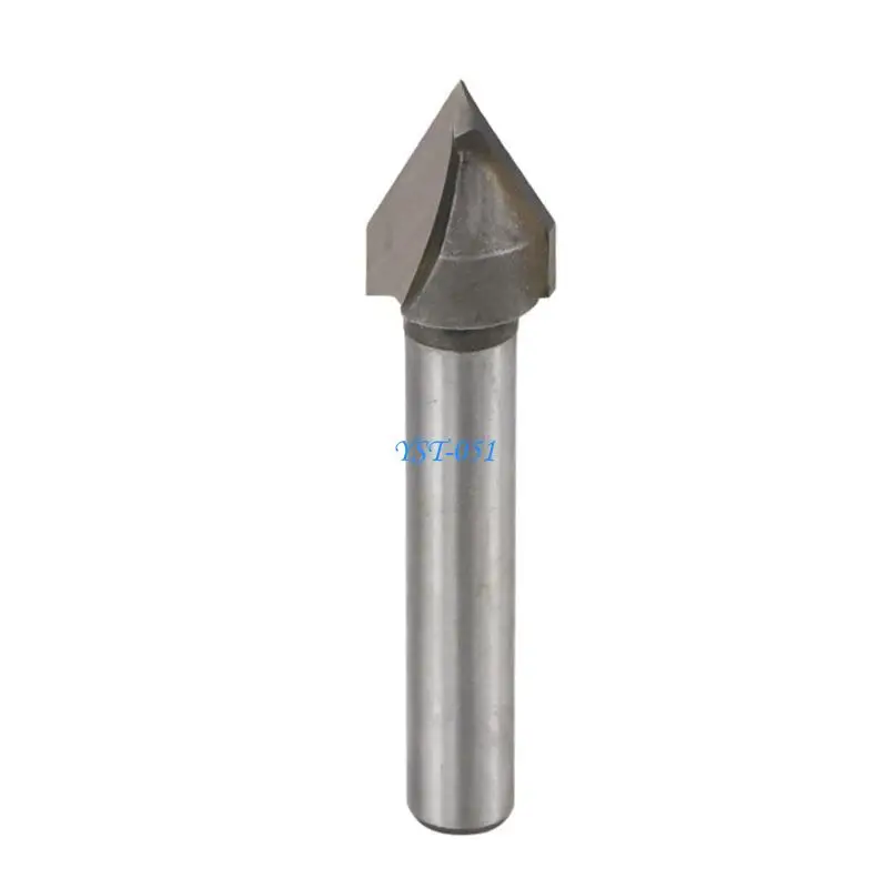 

E15A 6x10mm 60 Degree V Channel Steel Milling Tool For Metal And Engraving