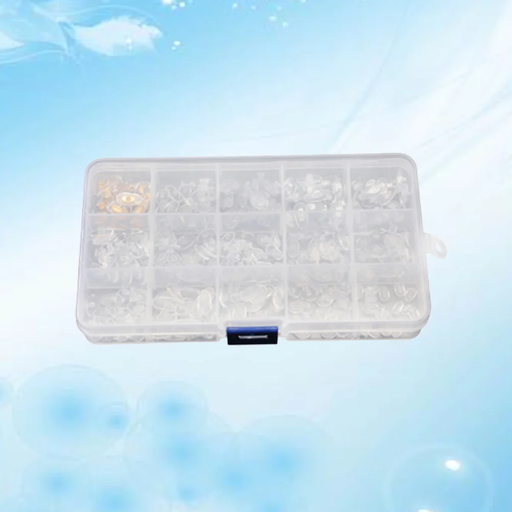 

1Set Nose Pad Repair Kit Anti-Slip PVC Transparent Eyeglass Pads Comfortable Fit for Glasses Frames Float Cushion Design