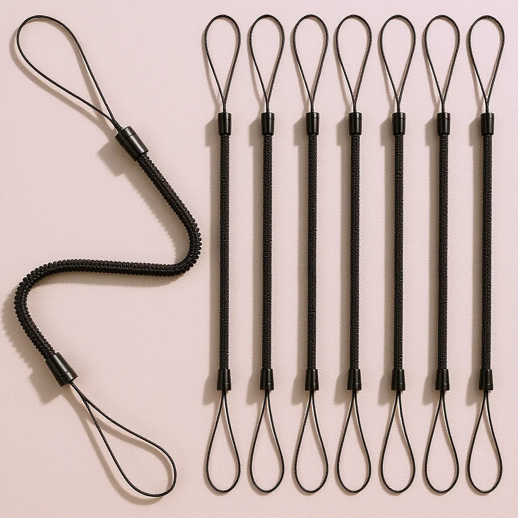

8 Pcs Stretchy Lightweight Lanyards Anti-loss Elastic Tether for Stylus Pen Anti-lost Plastic Cord