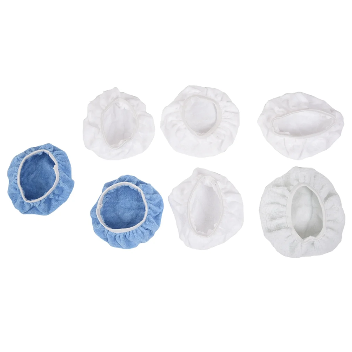 7 Stuks Auto Polijstkussen Motorkap Set Polijstpad Cover Voor 220Mm-250Mm (9-10 Inch) Autolak Waxen Polijsten