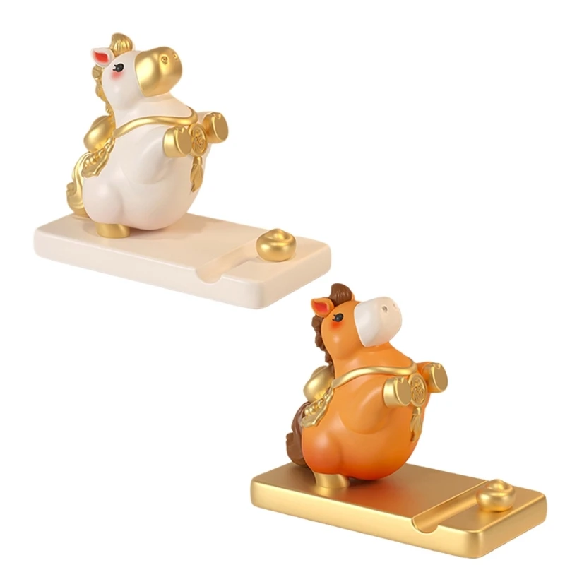 Elegant Rosin Holder 2026 Horse Year Prosperity for Office Desk