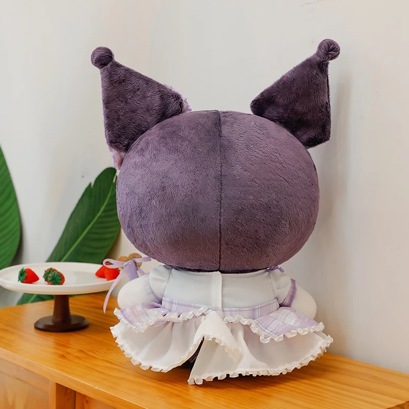 Kuromi Plush Big Size Toys Cartoon Anime Stuffed Dolls Soft Sofa Cushion Kawaii Room Decor Kids Exquisite Xmas Birthday Gifts
