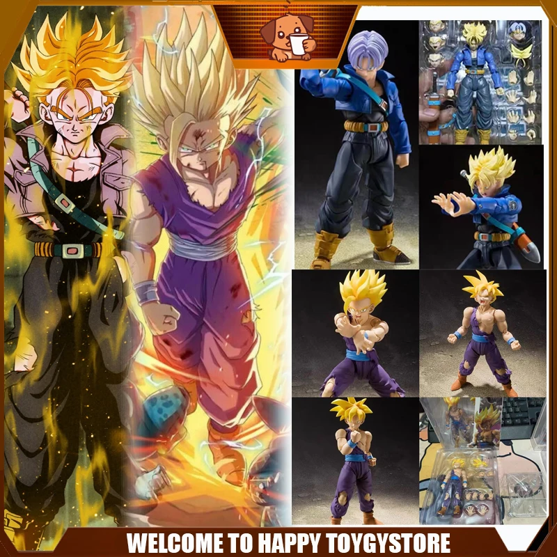 

Ko Bandai Dragon Ball Z Super Saiyan Trunks & Gohan S.H.Figuarts Anime Action Figure Figurine Model Collection Model Toys Gift