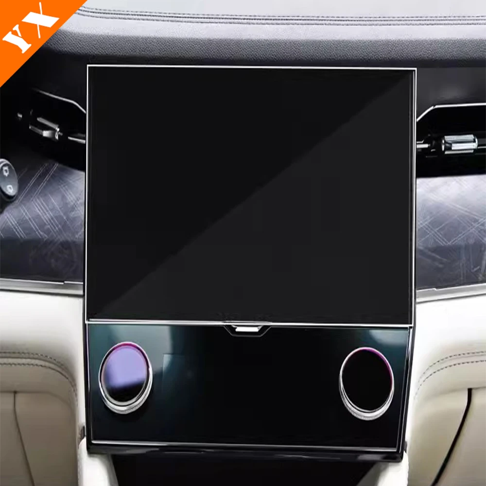 Car Navigation Central Console Tempered Glass Touch Screen Protective Film Garnish Cover For GEELY Lynk & Co 09 2021-2024