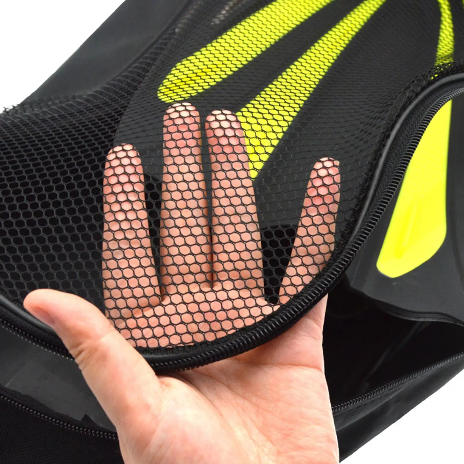 

Mesh Snorkeling Gear Bag Equipment Holder Pouch Pocket Dive Storage Scuba Diving Backpack for Mask Snorkel Fins Swim Travel