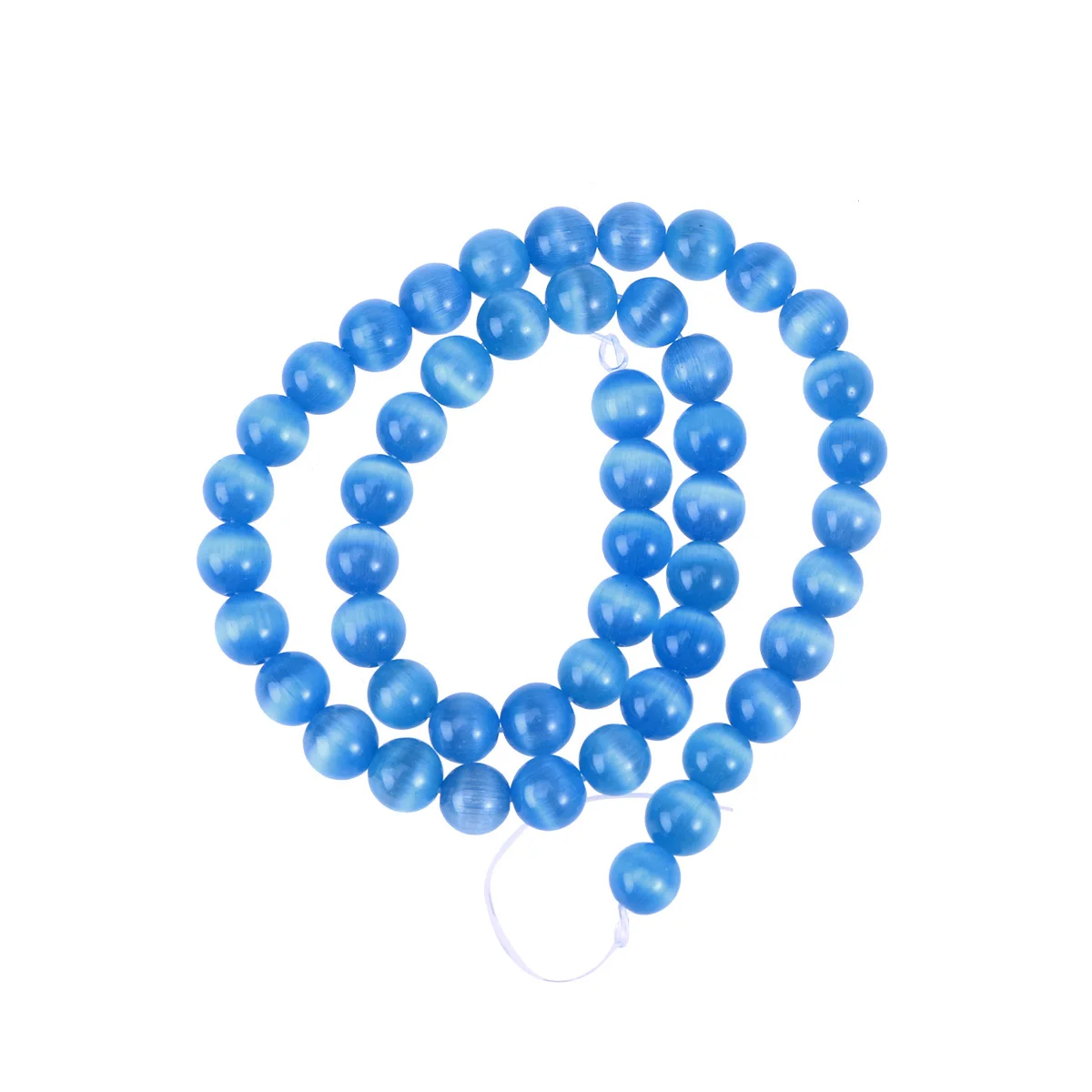 

50pc Opal Beaded Bracelet Natural Cat Eye Stone Round Smooth Gemstone Jewelry Gift Decor Natural Gemstone Bracelet For Women