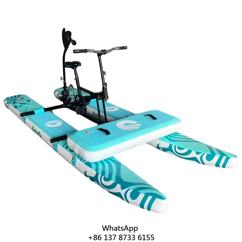 

Favorite New Trendy Inflatable Floating One Seated Sea Cycle Water Bike For Sale