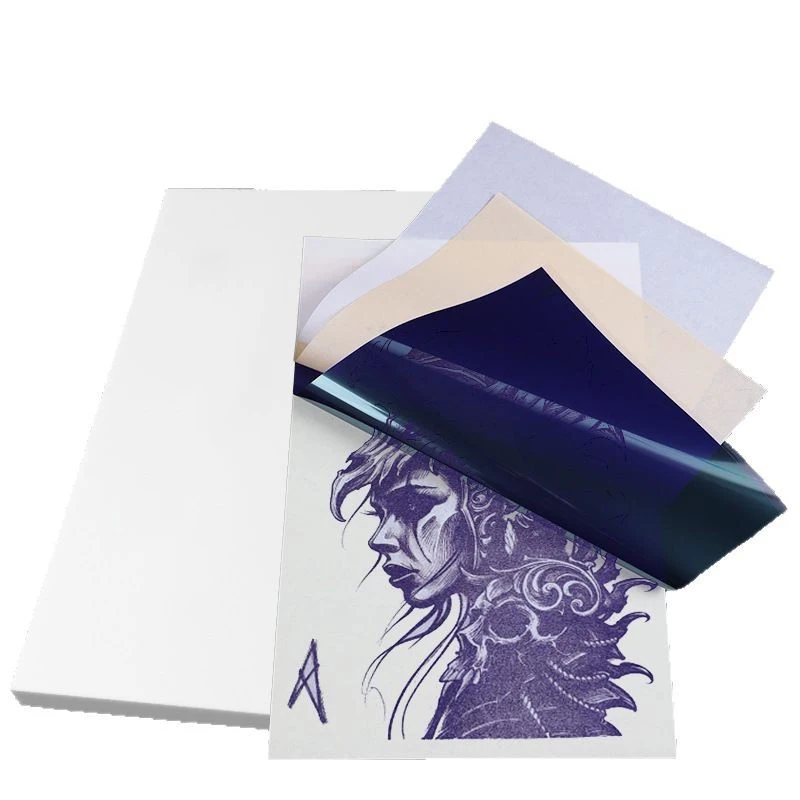

10 PCS Tattoo Transfer Paper A4 Size 4 Layers Freehand Tattoo Transfer Machine Thermal Copier Stencil Paper Quality Stencil