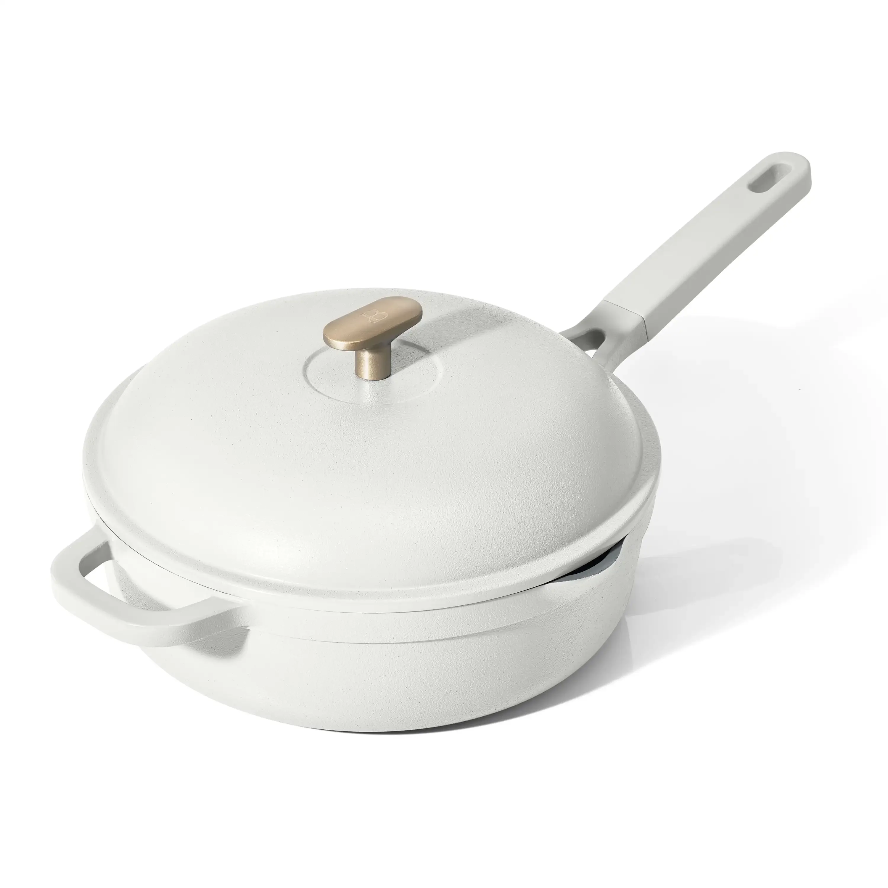 

All-in-One 4 QT Hero Pan with Steam Insert, 3 Pc Set, White Icing by Drew Barrymore
