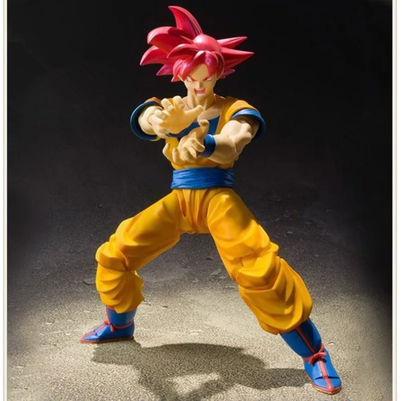 Dragon Ball Z Saiyan cheveux rouges Shf Son Goku noir Goku Zamasu rose figurine peinte à la main en boîte figurine cadeau à collectionner