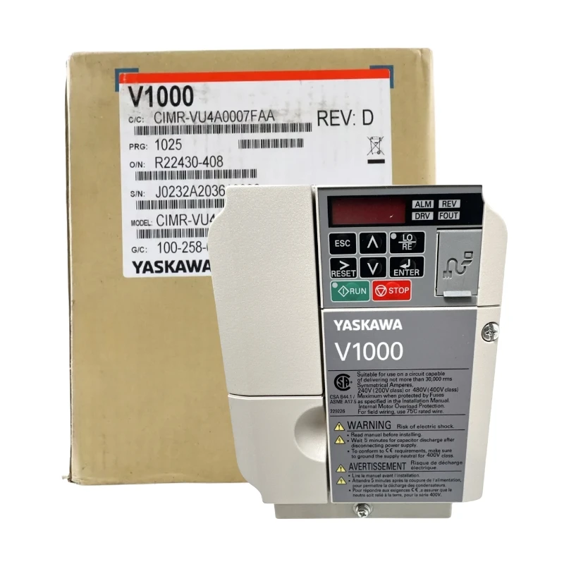 

Инвертор Yaskawa CIMR-VU4A0007FAA, новый в коробке, ускоренная доставка