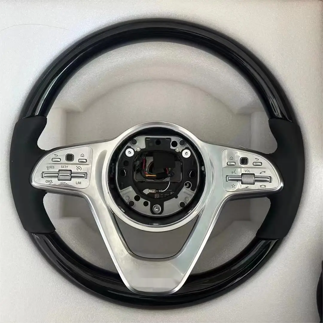 Mahogany steering whe for Maybach Mercedes-Benz W167 W177 W190 W205 W206 W213 W217 W222 W223 X253 W290 W292 W463 W464 H243 X243