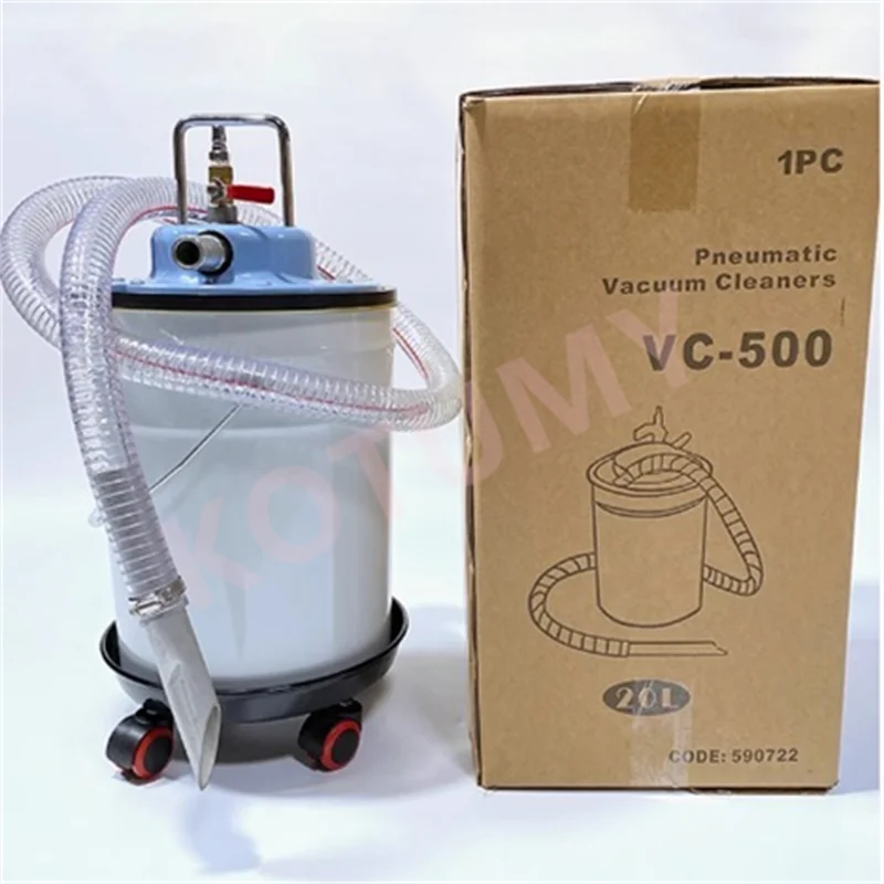 20L Wet Dry Dual-use Dust Collection Bucket Industrial Pneumatic Vacuum Cleaner Iron Filings Dust Ash Sand Oil Absor