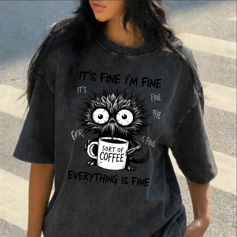 Summer Women's T-shirt Hip Hop Style Street Top T-shirt Fashion Geometry Short Sleeve Trend T-shirts