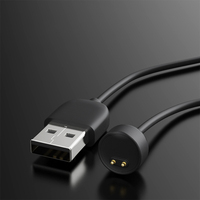 USB Magnetic Chargers for Xiaomi Mi Band 7 6 5 Charging Cable for MiBand 4 3 2 Pure Copper Core Power Cord Smartband Charger