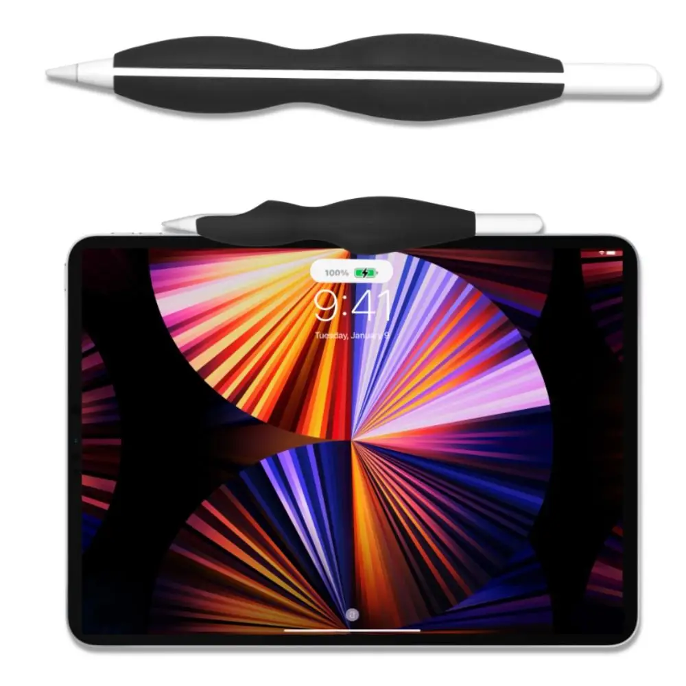 New Silicone Pen Grip Soft Ergonomics Touch Pen Protective Cover Flexible Multifunctional Pen Sleeve for Pencil 2 Generation