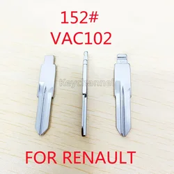 10/20pcs VAC102 Car Key Blade KD Flip Key Blank 152# for Renault Kangoo Clio4 Duster Logan Master Twingo Dacia for KEYDIY Xhorse